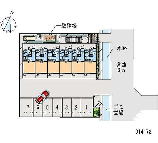 ★手数料０円★戸田市美女木４丁目 月極駐車場